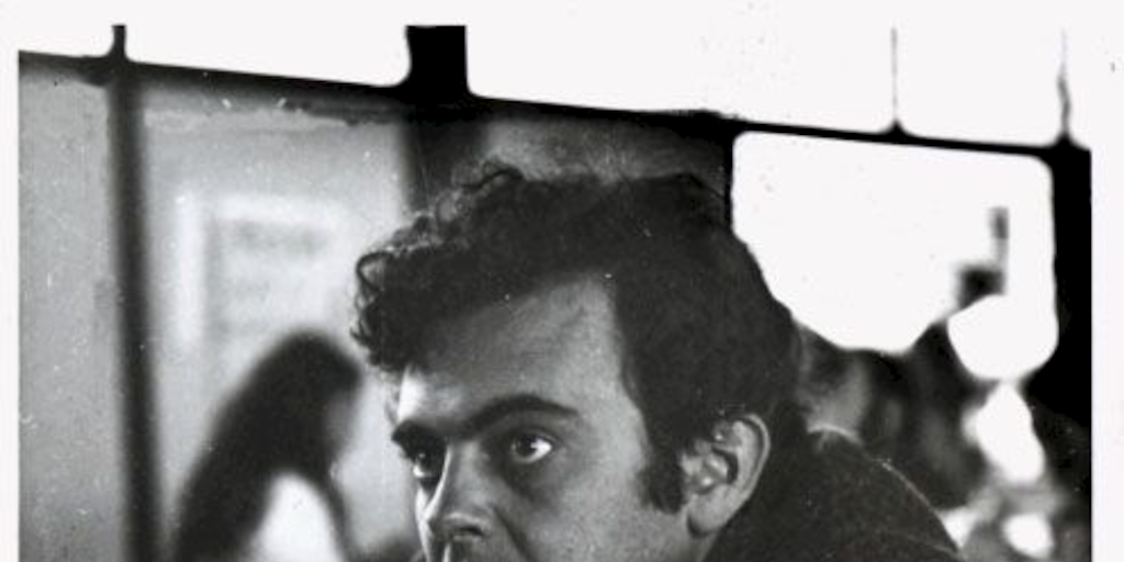 El cineasta brasileño Glauber Rocha, invitado al Festival de Cine de Viña del Mar, 1967