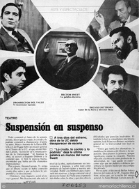 Suspensión en suspenso