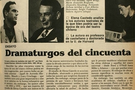 Dramaturgos del cincuenta