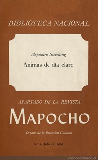 Ánimas de día claro : comedia en dos actos