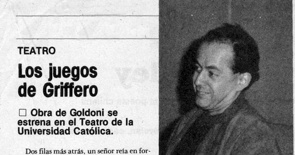 Los juegos de Griffero