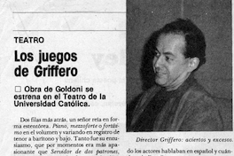 Los juegos de Griffero
