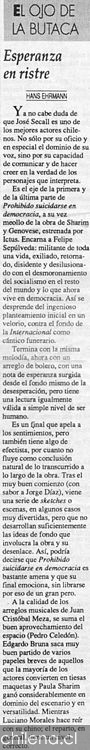 Esperanza en ristre