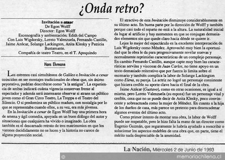 ¿Onda retro?