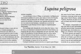 Esquina peligrosa