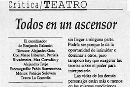 Todos en un ascensor