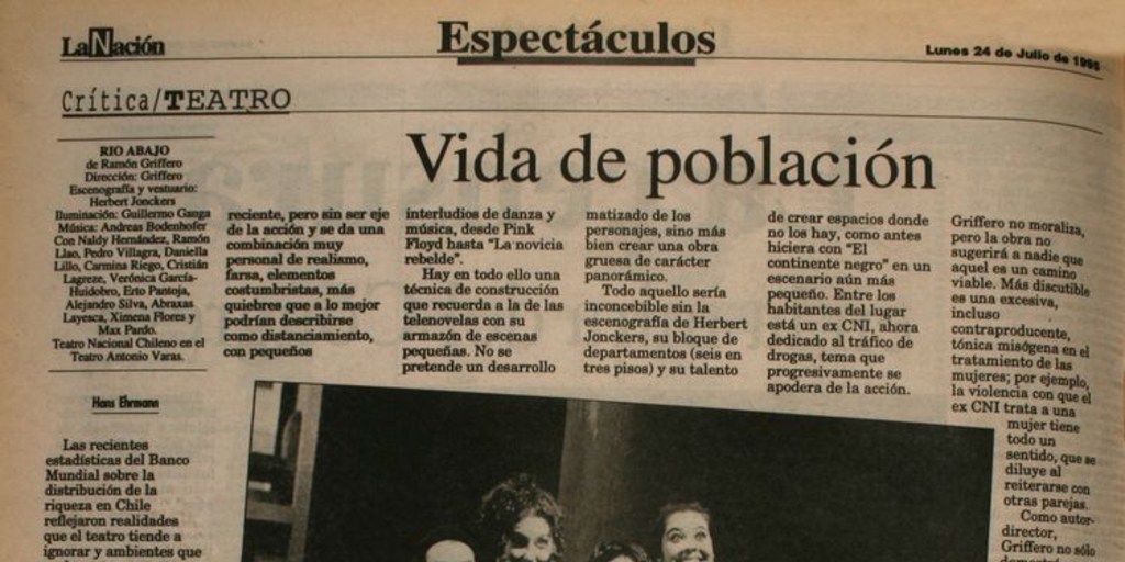 Vida de población