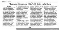 "Pequeña historia de Chile", el dedo en la llaga