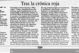 Tras la crónica roja