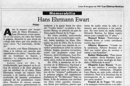 Hans Ehrmann Ewart