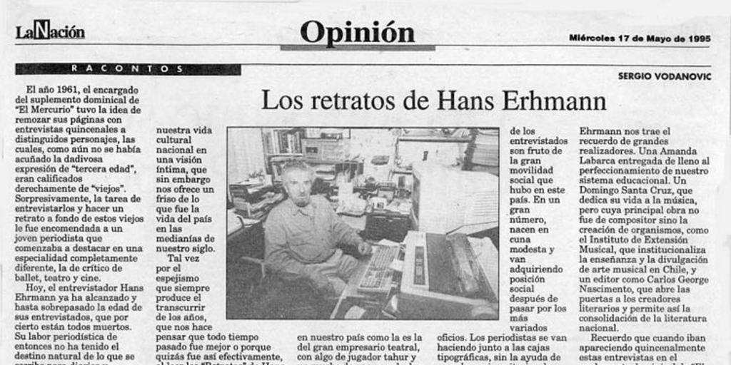 Los retratos de Hans Ehrmann