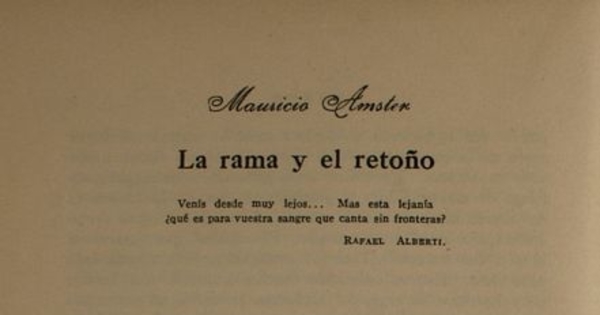 La rama y el retoño