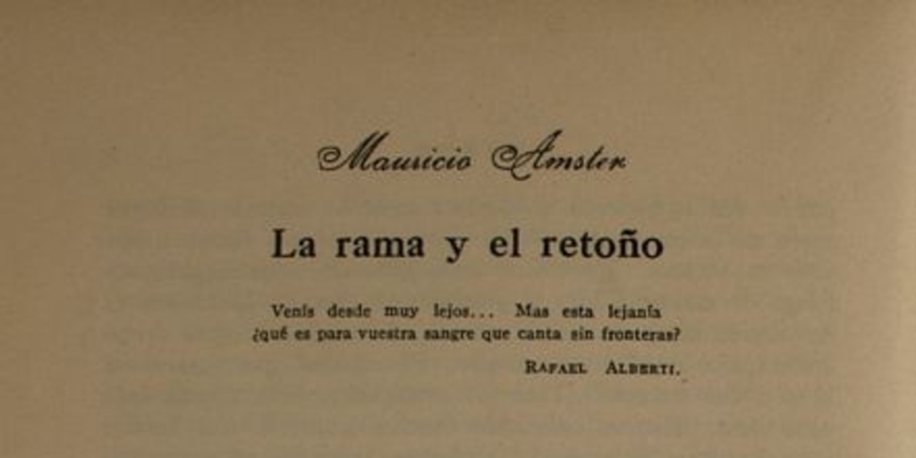 La rama y el retoño