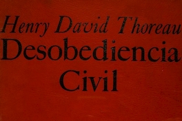 Portada de Desobediencia civil: 1849-1949 de Henry David Thoreau, diseñada por Mauricio Amster, 1949