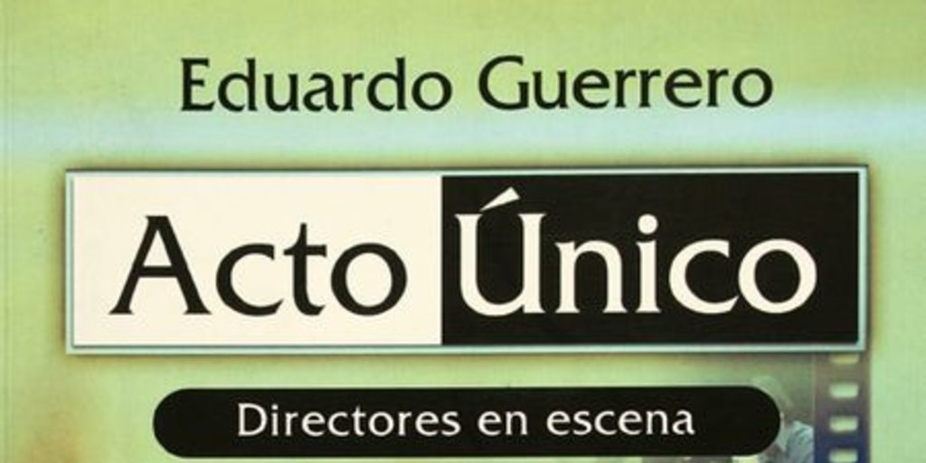 Acto único : directores en escena