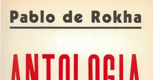 Antología : 1916-1953