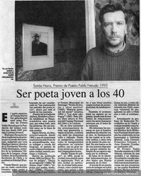 Ser poeta joven a los 40