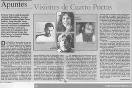 Visiones de cuatro poetas