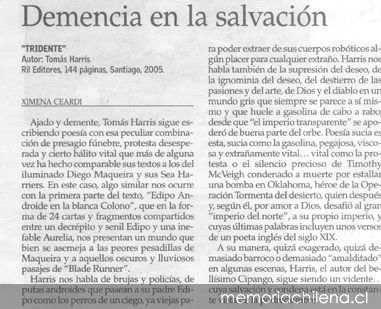 Demencia en la salvación