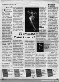 El cronista Pedro Lemebel