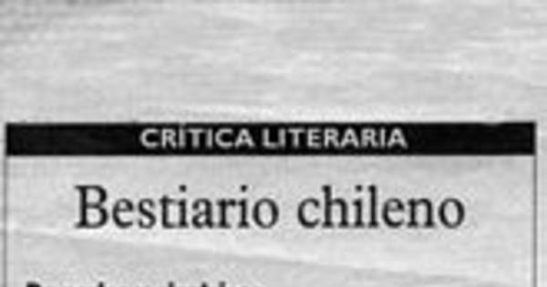 Bestiario chileno