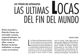 Las últimas locas del fin del mundo : las Yeguas del Apocalipsis