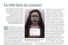 La vida loca de Lemebel