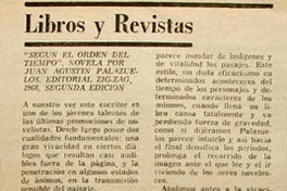 Según el orden del tiempo