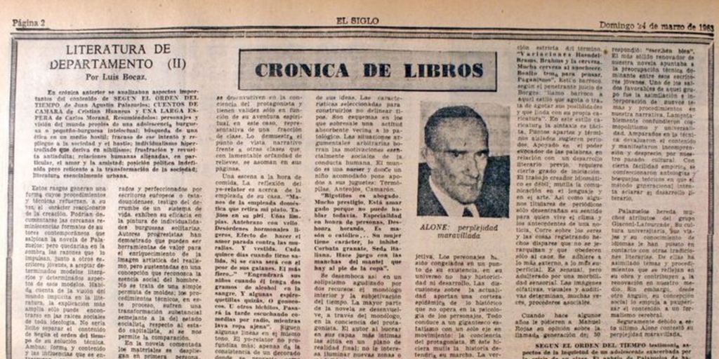 Una literatura de departamento : II