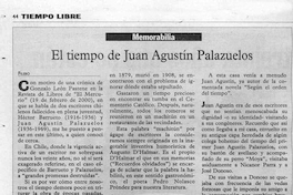 El tiempo de Juan Agustín Palazuelos