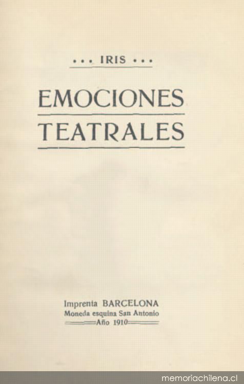 Emociones teatrales