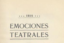 Emociones teatrales