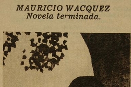 Mauricio Wacquez, 1962