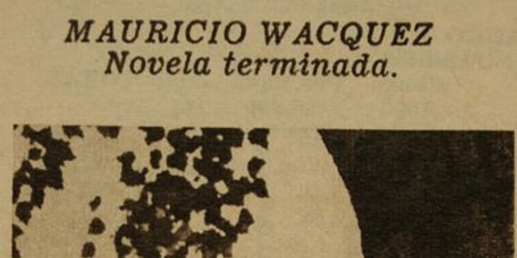 Mauricio Wacquez, 1962