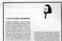 Jorge Cáceres: "Poesia Encontrada"