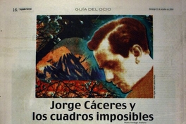 Jorge Cáceres y los cuadros imposibles