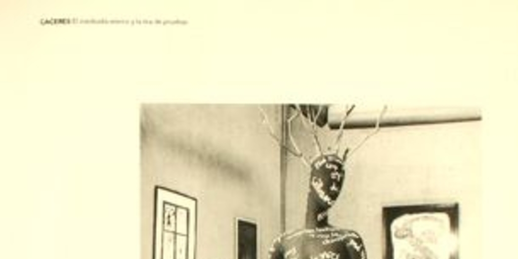 Maniquí poema, Exposición surrealista, 1948
