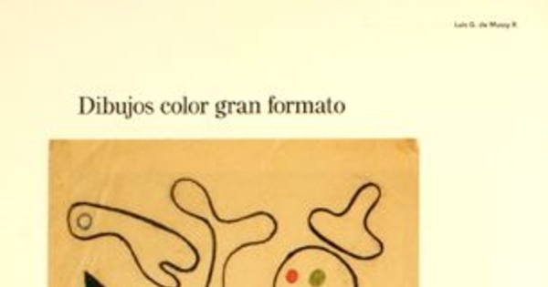 Dibujo color de Jorge Cáceres, 1942