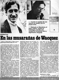 En las musarañas de Wacquez