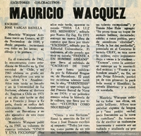 Mauricio Wacquez