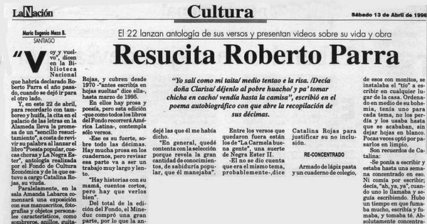 Resucita Roberto Parra