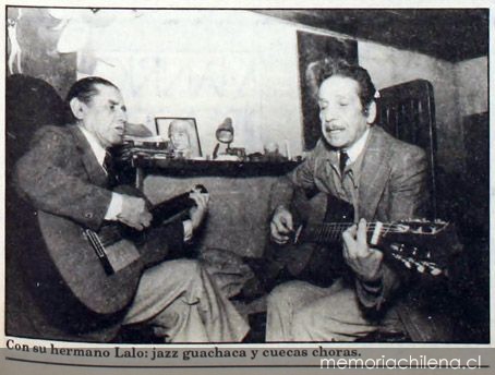 Con su hermano Lalo : jazz guachaca y cuecas choras, ca. 1987