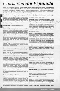 Conversación espinuda