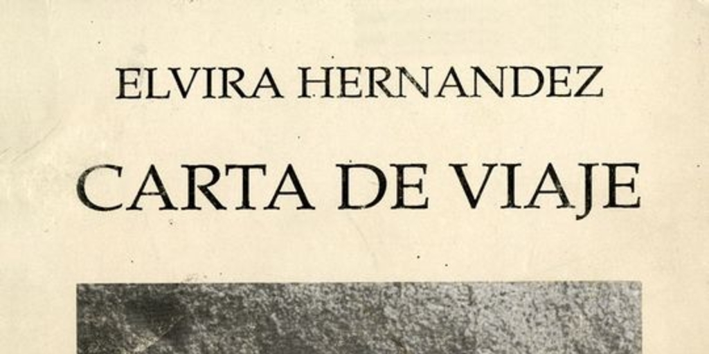 Carta de viaje