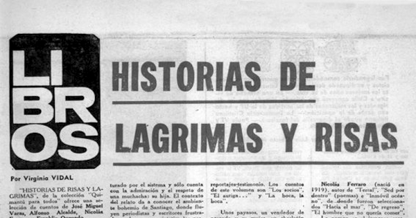 Historias de lágrimas y risas