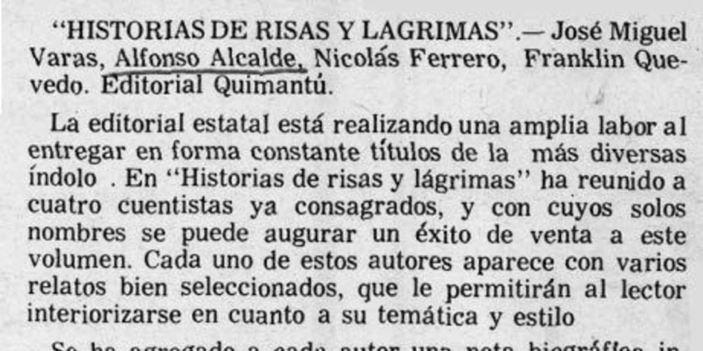 Historias de risas y lágrimas