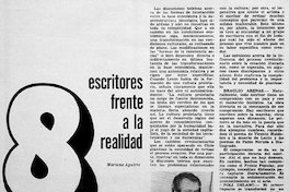 8 escritores frente a la realidad