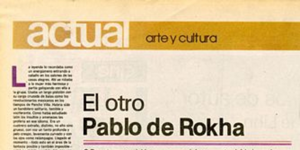 El otro Pablo de Rokha