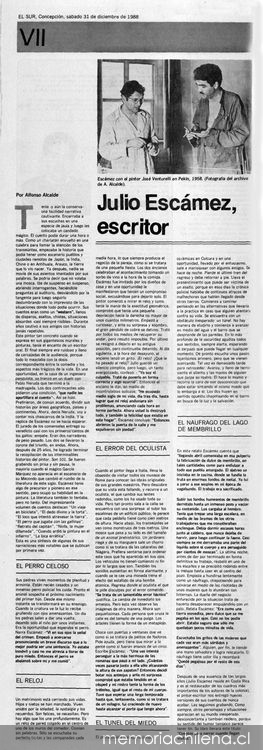 Julio Escámez, escritor