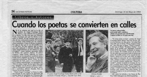 Cuando los poetas se convierten en calles